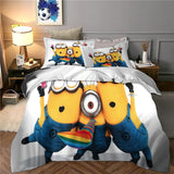 Despicable Me 4 Bedding Set Pattern Quilt Cover Without Filler