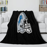Detroit Lions Blanket Flannel Fleece Throw Kids Room Decoration
