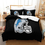 Detroit Lions Duvet Cover Kids Room Bedding Set Without Filler