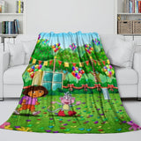 Dora the Explorer Blanket Flannel Fleece Throw Kids Room Decoration