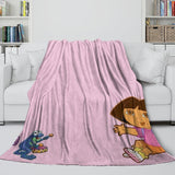 Dora the Explorer Blanket Flannel Fleece Throw Kids Room Decoration