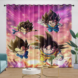 Dragon Ball DAIMA Curtains Blackout Window Drapes Room Decoration