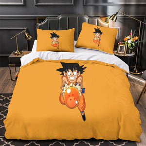 Dragon Ball Duvet Cover Kids Room Bedding Set Without Filler