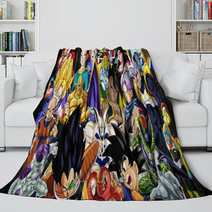 Dragon Ball GT Blanket Flannel Throw Room Decoration