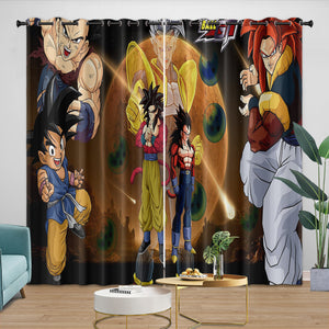 Dragon Ball GT Curtains Blackout Window Drapes Room Decoration