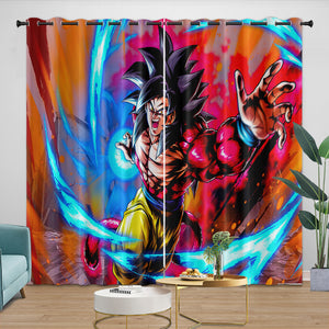 Dragon Ball GT Curtains Blackout Window Drapes Room Decoration