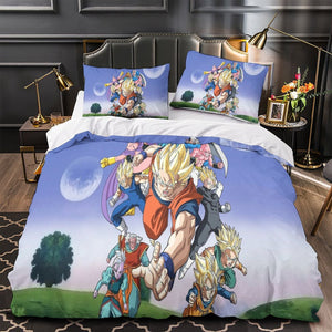 Dragon Ball KAI Duvet Cover Kids Room Bedding Set Without Filler