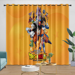 Dragon Ball Super Curtains Blackout Window Drapes Room Decoration
