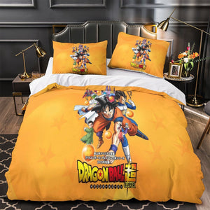 Dragon Ball Super Duvet Cover Bedding Set Without Filler