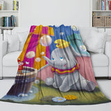 Dumbo Blanket Flannel Fleece Throw Room Decoration