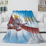 Dumbo Blanket Flannel Fleece Throw Room Decoration