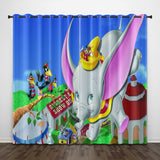 Dumbo Curtains Pattern Blackout Window Drapes