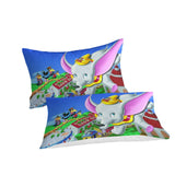 Dumbo Pattern Bedding Set Quilt Duvet Cover Without Filler