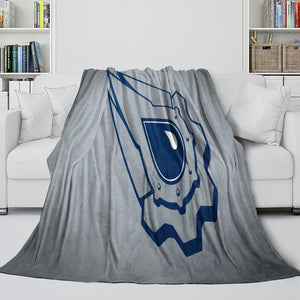 Edmonton Oilers Blanket Flannel Throw Kids Room Decoration