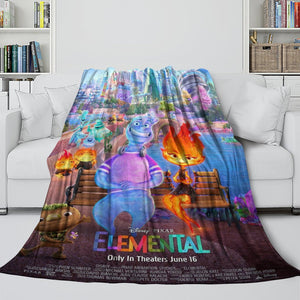Elemental Blanket Flannel Fleece Throw Room Decoration