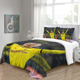 Erling Haaland Bedding Set Pattern Quilt Duvet Cover