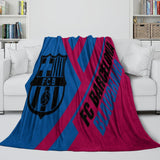 FC Barcelona Blanket Flannel Fleece Room Decoration