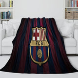 FC Barcelona Blanket Flannel Fleece Room Decoration