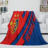 FC Basel Blanket Flannel Fleece Room Decoration