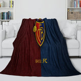 FC Basel Blanket Flannel Fleece Room Decoration