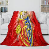 FC Basel Blanket Flannel Fleece Room Decoration