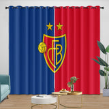 FC Basel Curtains Blackout Window Drapes Kids Room Decoration