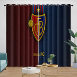 FC Basel Curtains Blackout Window Drapes Kids Room Decoration