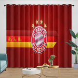 FC Bayern Munich Curtains Blackout Window Drapes Kids Room Decoration