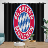 FC Bayern Munich Curtains Blackout Window Drapes Kids Room Decoration