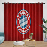 FC Bayern Munich Curtains Blackout Window Drapes Kids Room Decoration