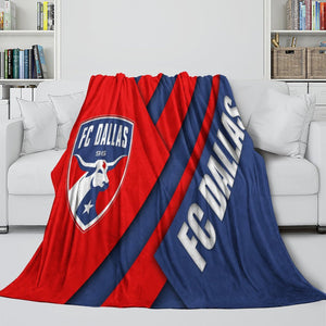 FC Dallas Blanket Flannel Fleece Throw Room Decoration