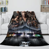 Fast & Furious 10 Fast X Blanket Flannel Fleece Throw Room Decoration