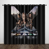 Fast & Furious 10 Fast X Curtains Pattern Blackout Window Drapes