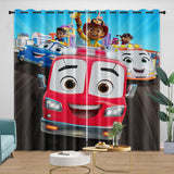 Firebuds Curtains Blackout Window Drapes