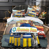 Fireman Sam Bedding Set Duvet Cover Without Filler