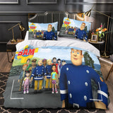 Fireman Sam Bedding Set Duvet Cover Without Filler