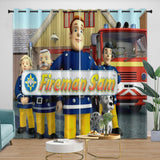 Fireman Sam Curtains Blackout Window Drapes