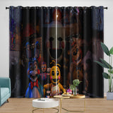 Five Nights at Freddy's 2 Curtains Blackout Window Drapes Room Decoration