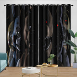 Five Nights at Freddy's 2 Curtains Blackout Window Drapes Room Decoration