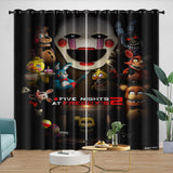 Five Nights at Freddy's 2 Curtains Blackout Window Drapes Room Decoration
