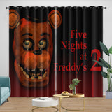 Five Nights at Freddy's 2 Curtains Blackout Window Drapes