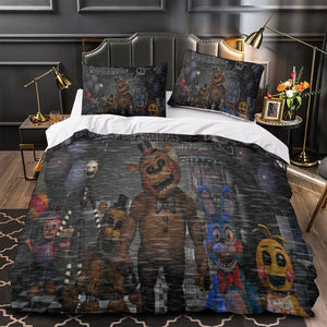 Five Nights at Freddy's 2 Duvet Cover Pattern Bedding Set Without Filler