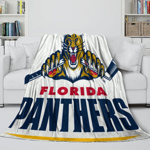 Florida Panthers Blanket Flannel Throw Kids Room Decoration