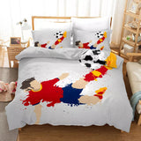 Football Soccer Bedding Set Quilt Cover Without Filler