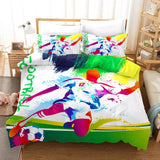 Football Soccer Bedding Set Quilt Cover Without Filler