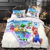 Game Super Mario Duvet Cover Kids Room Bedding Set Without Filler