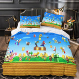 Game Super Mario Duvet Cover Pattern Bedding Set Without Filler