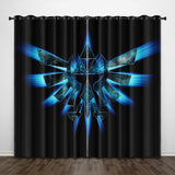 Game The Legend of Zelda Curtains Pattern Blackout Window Drapes