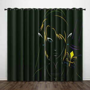 The Legend of Zelda Curtains Pattern Blackout Window Drapes