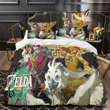 Game The Legend of Zelda Tears of the Kingdom Bedding Set Quilt Duvet Cover